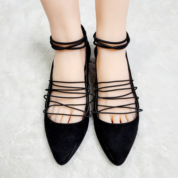 Jessica Simpson Faux Suede Flats Taluna - Picture 11 of 11